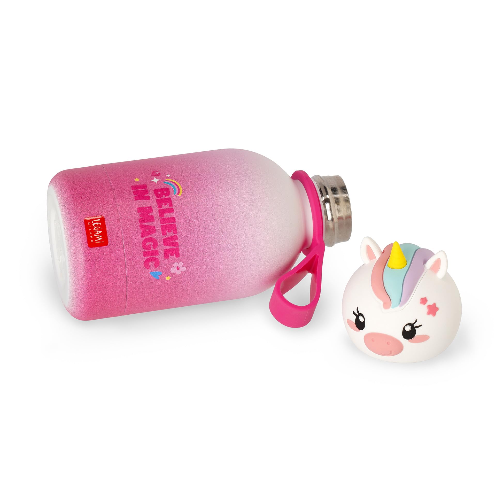 Legami - Thermosfles voor kinderen, Hot & Cold BFF Tiger, van dubbelwandig 18/8 roestvrij staal met luchtdichte sluiting, houdt 12 uur warm en 24 uur koud, inhoud 310 ml Legami - Thermosfles voor kinderen, Hot & Cold BFF Tiger, van dubbelwandig 18/8 roestvrij staal met luchtdichte sluiting, houdt 12 uur warm en 24 uur koud, inhoud 310 ml
