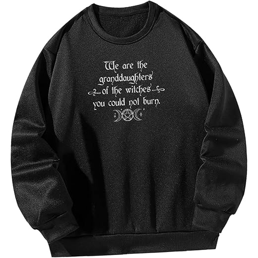 THE STYLE SUTRA Women Sweatshirt Pullover Outfits Crewneck Sweatshirt for Going Out Vacation XXL