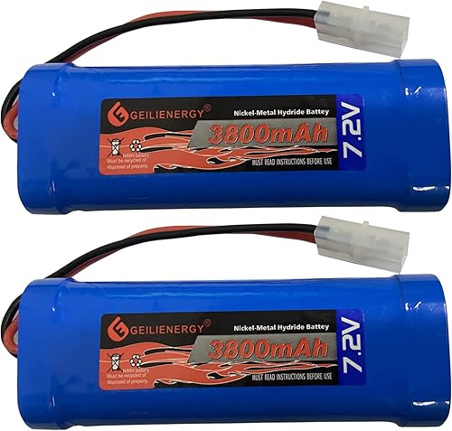 7.2V Ni-Mh 3800mAh Coche RC de alta capacidad, camión RC, tanque de control remoto, paquete de batería recargable de barco RC para coche de carreras
