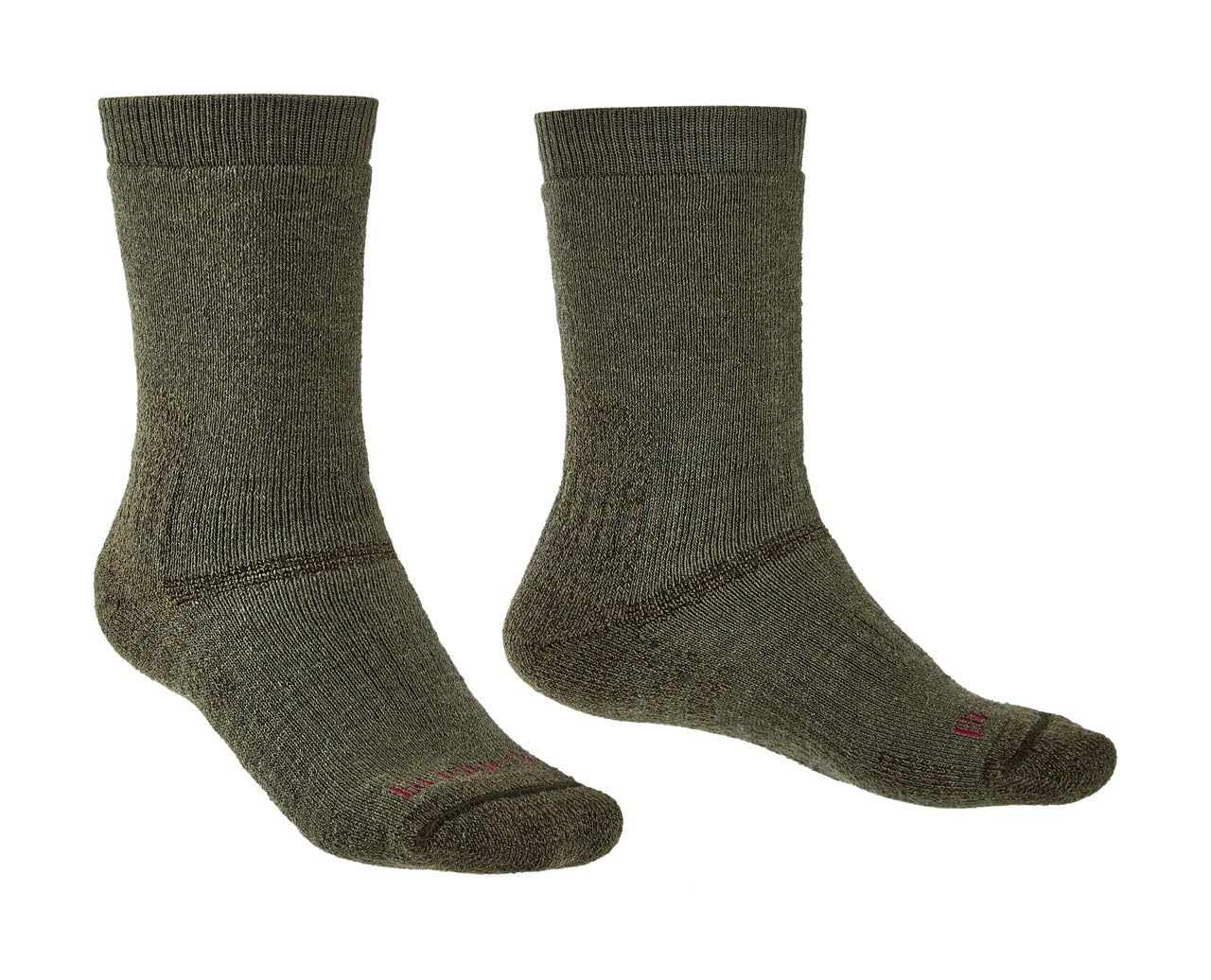 Bridgedale EXPLORER Heavyweight Merino Performance Boot-Unisex- Medium-Olive