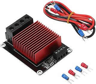 Módulo De Controle De Aquecimento,Impressora 3D Controlador de Aquecimento de Cama Alta Módulo MOS de Carga Atual Placa MOSFET Superior a 30A Compatível para Impressora 3D CR-10-3 Prusa TEVO 3D