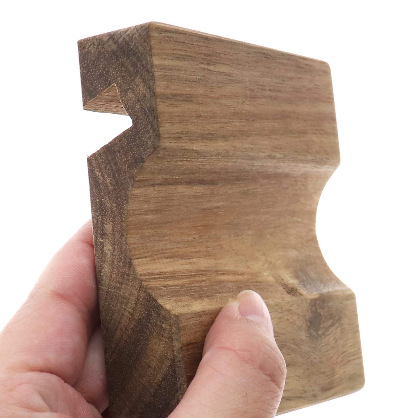 Rouleau à Pâtisserie en Marbre Poli avec Berceau en Bois pour Téléphone Portable