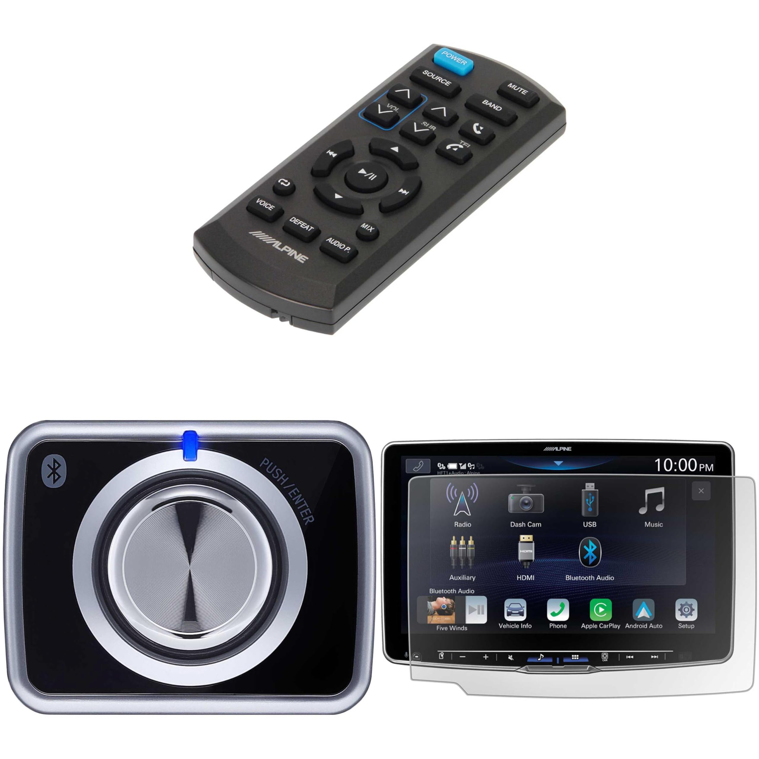 Amazon.com: Alpine RUX-H02 Bass Knob KAE-HF11DA Screen RUE-4360