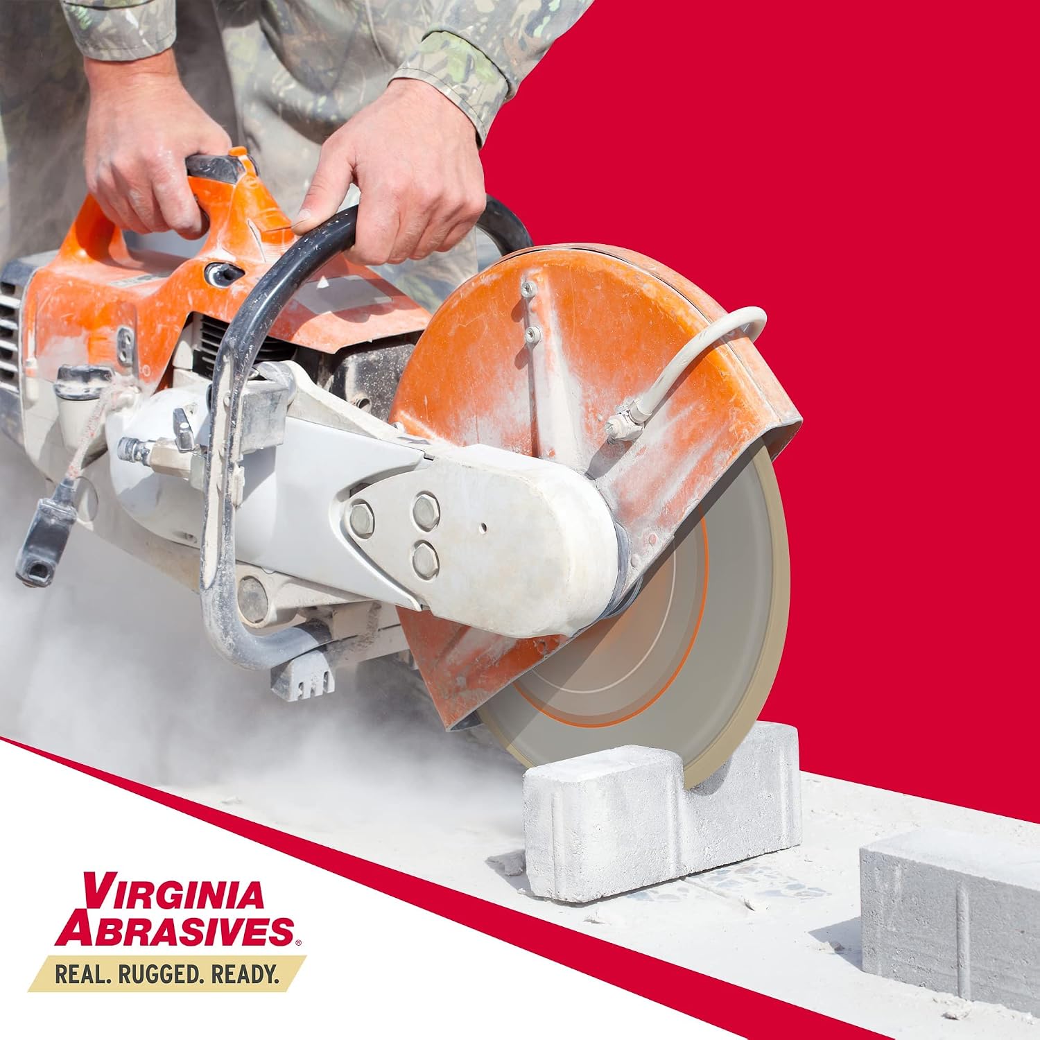 Virginia Abrasives 425-06026 - 2pc 14" High Speed Diamond Blade - Wet/Dry Saw Blades for Concrete - Multipurpose Tools for Grinders, Scroll Saws, Wall Chasers - Precision Diamond Blade