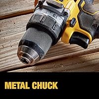 Vista 8 de DEWALT 20V MAX XR Cordless Drill Kit, Drill and Driver, 1/2", Batteries, Charger, and Bag Included(DCD800E2)