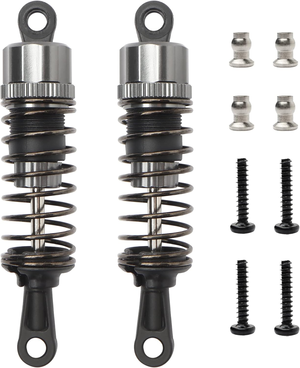 903A RC 90201F Front Aluminum Capped Shocks Spare Parts for 1:12 Bruhless Brushed 901A 903A 905A HM124 12815 RC Car Trucks