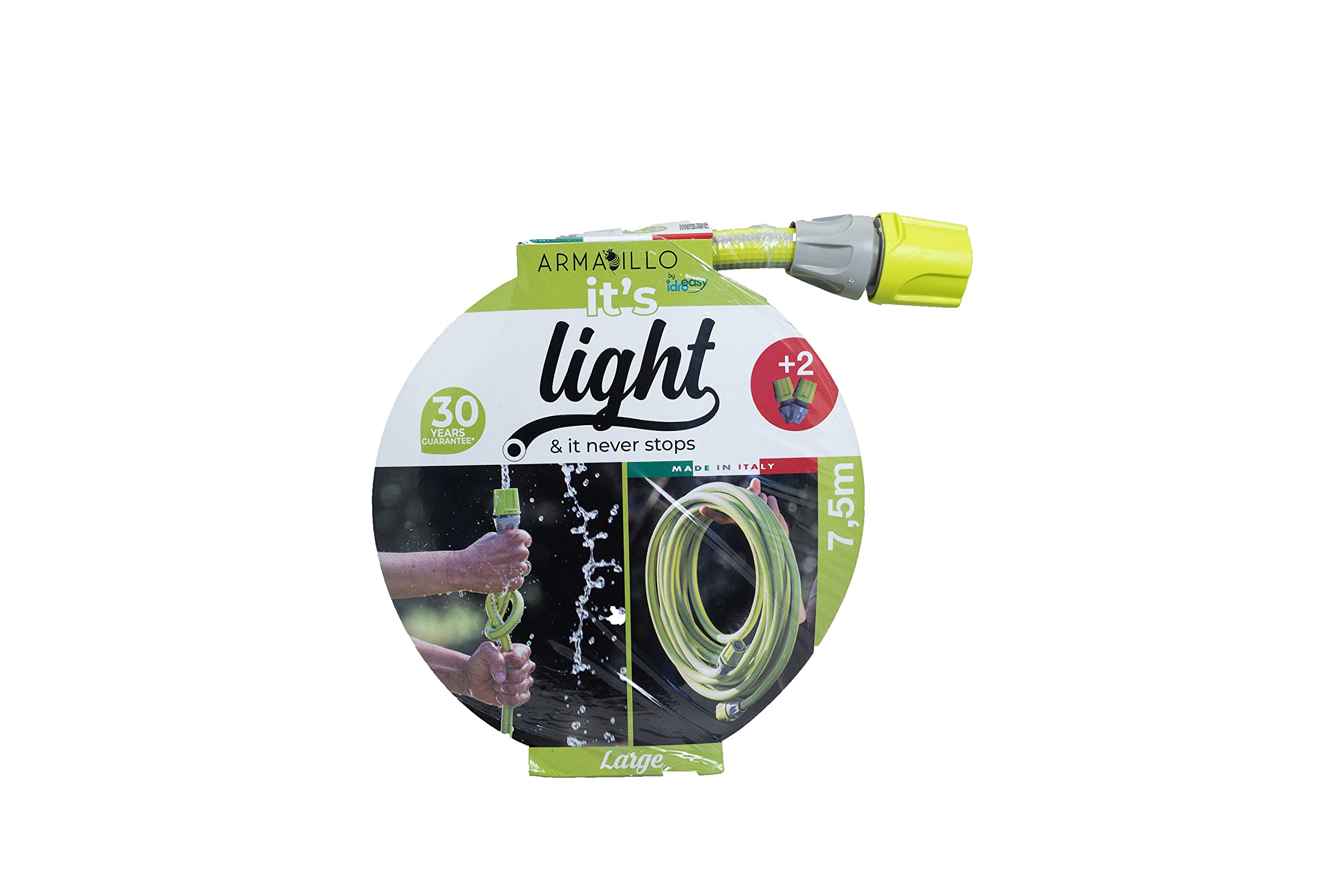 IDRO EASY 2829 - Manguera superligera Armadillo de 5/8" (15 mm.) extensión máxima 7,5 m.