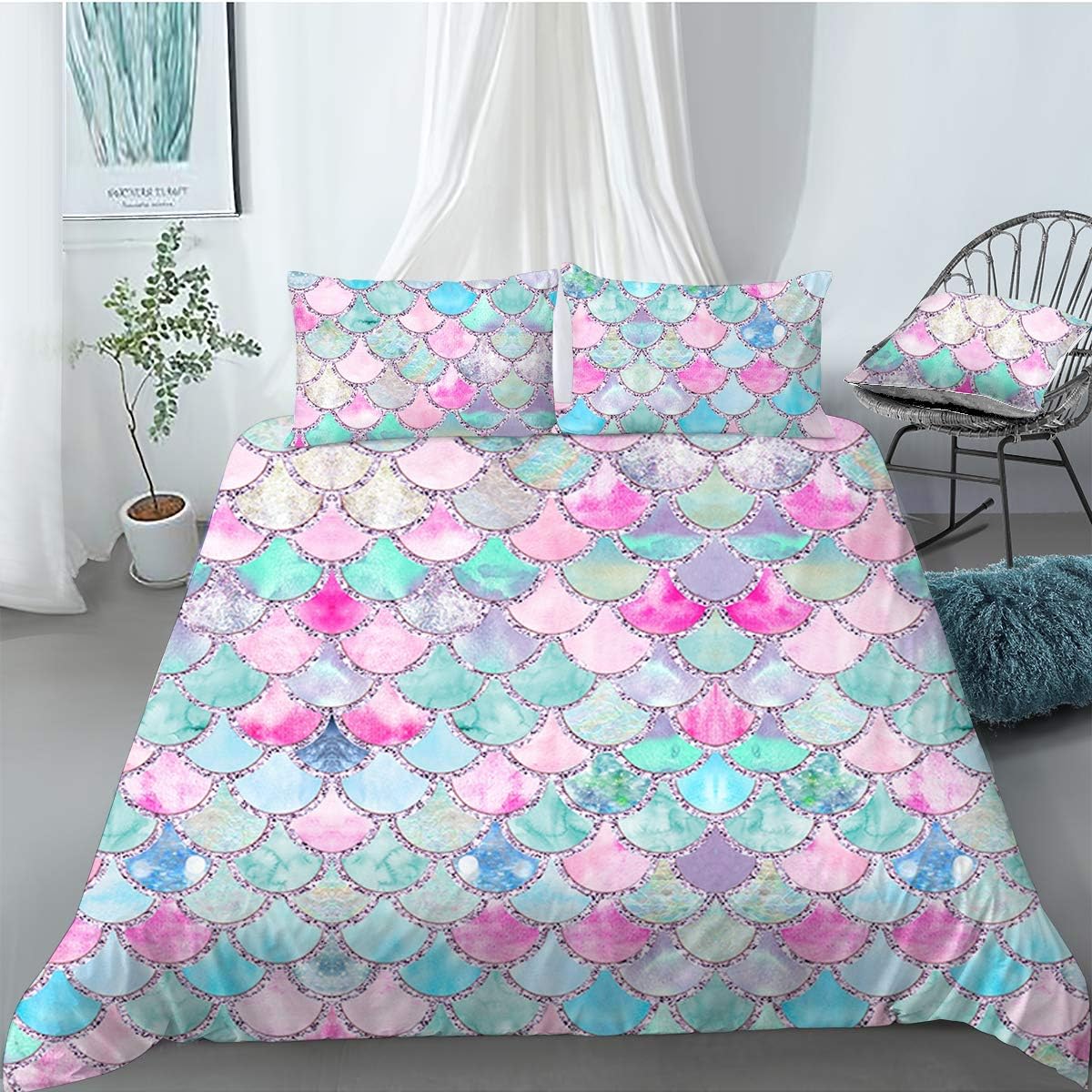 girls double bedding