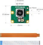 SainSmart for Raspberry Pi Camera Module 3, 12MP IMX708, 120° (D) Wide FOV, PD Autofocus, HDR, RAW10, Compatible with Pi 5, Pi 4B, Pi Zero