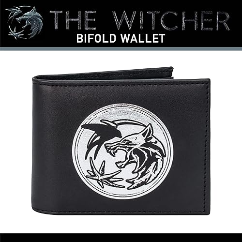 Miniatura 2 de Concept One Netflix The Witcher Bifold - Billetera de viaje, color negro, Negro -, Cartera de viaje plegable Netflix The Witcher