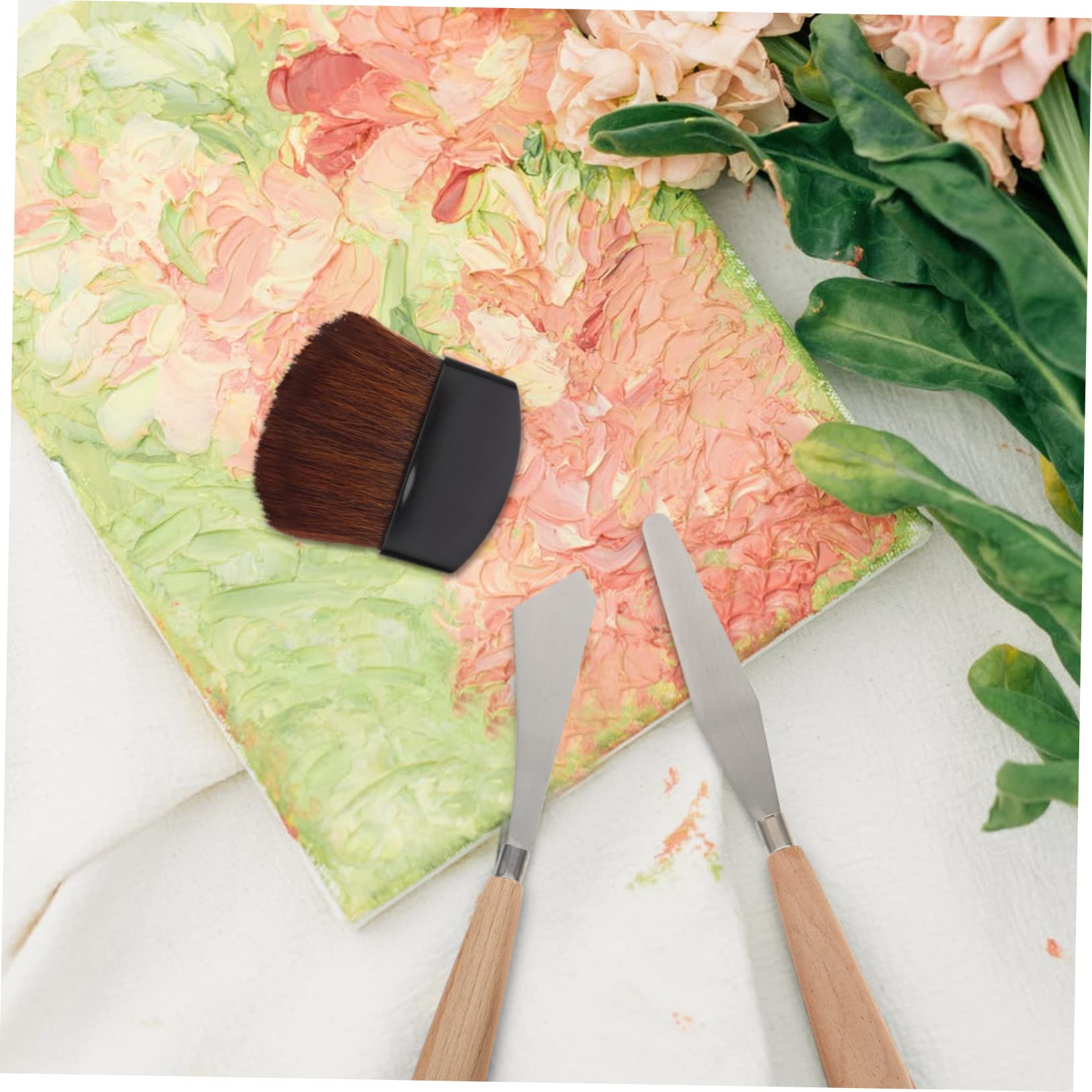 Lurrose 40pezzi Pennello Multi-funzione Professionalper Pittura Per Artisti e Setole Morbide e Assorbimento Ottimale