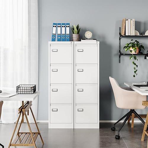 Miniatura 90 de MIIIKO Archivador de 3 cajones sobre ruedas, gabinete de archivos móvil para oficina en casa debajo del escritorio, archivadores de metal Negro