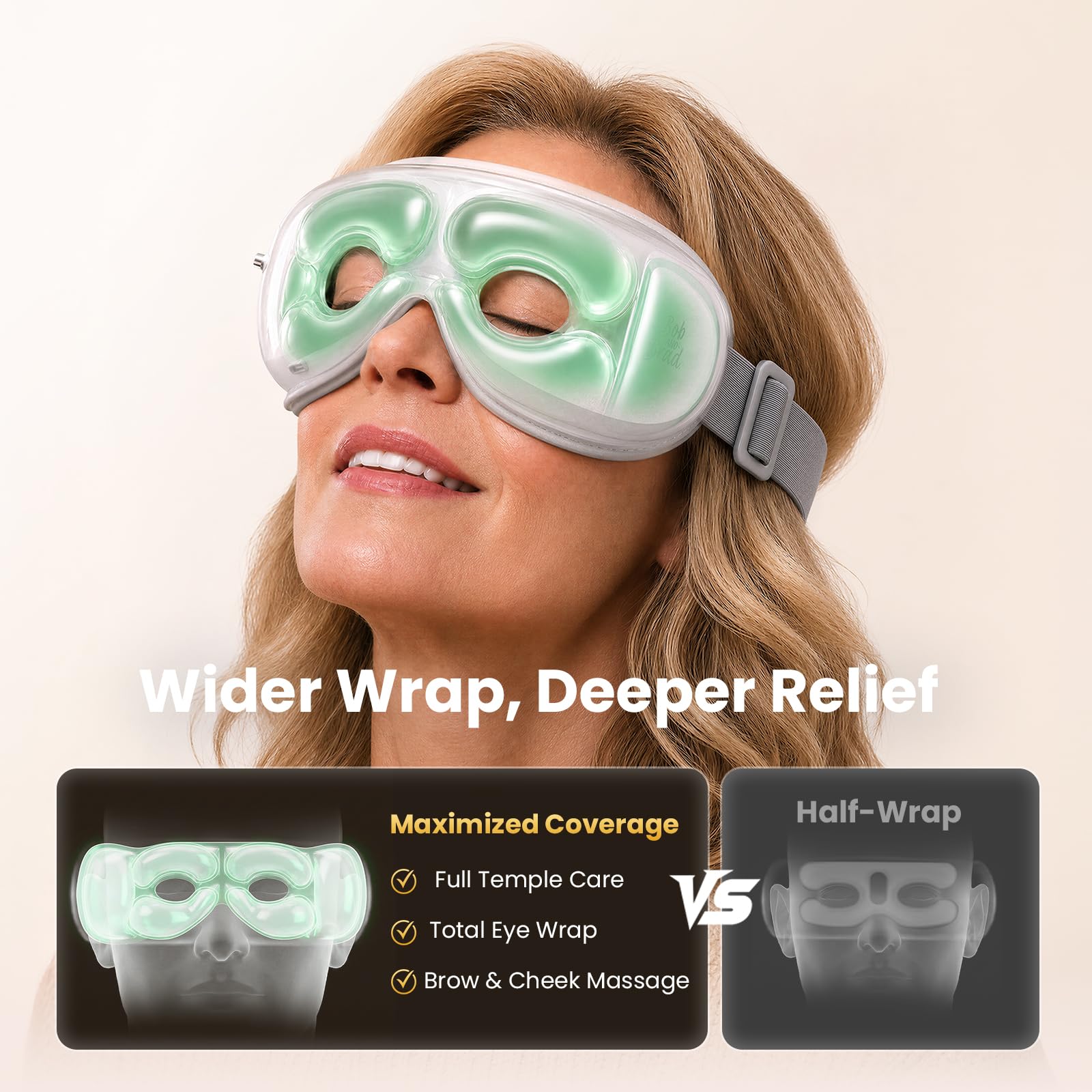 RENPHO Eyeris Smart Eye Massager with App Control, Eye Mask with Heat thumbnail 10