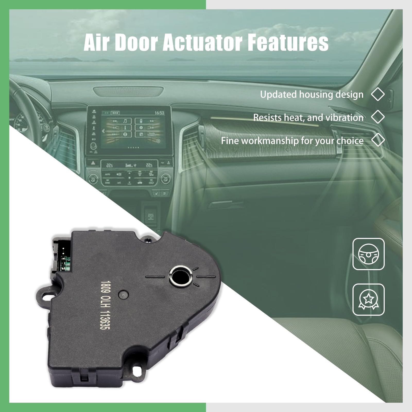 Amazon.com: SCITOO Temp Left Side Blend Door Actuator 25865637 Air  