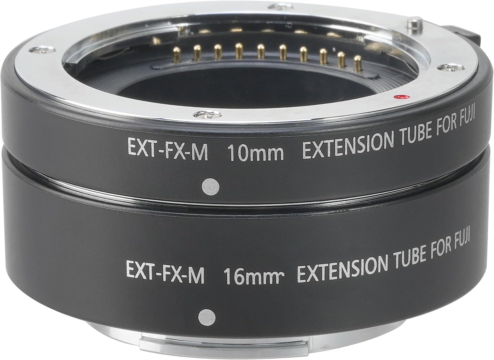 Fotga Electronic Autofocus Macro Extension Tube 10mm+16mm Set for FujiFilm X Mount X-Pro1 X-Pro2 X-Pro3 X-H1 X-A2 X-A3 X-A10 X-A20 X-A5 X-A7 X-T1 X-T2 X-T3 X-T10 X-T20 X-T30 X100F X100T DSLR Camera