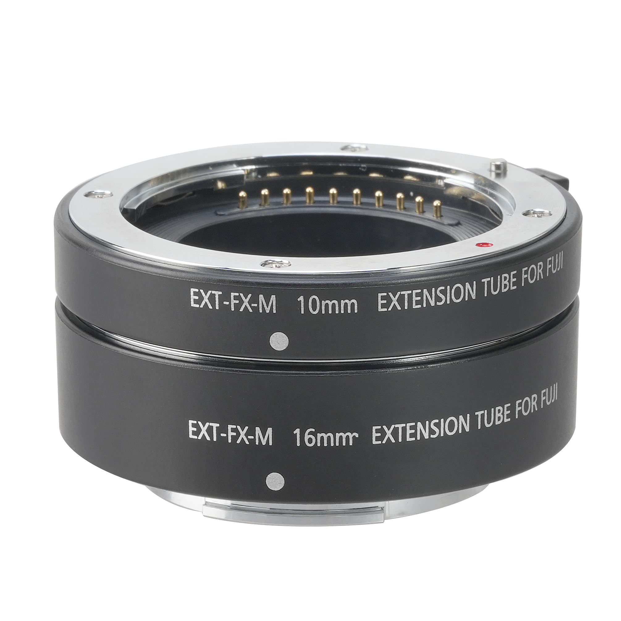 Fotga Electronic Autofocus Macro Extension Tube 10mm+16mm Set for FujiFilm X Mount X-Pro1 X-Pro2 X-Pro3 X-H1 X-A2 X-A3 X-A10 X-A20 X-A5 X-A7 X-T1 X-T2 X-T3 X-T10 X-T20 X-T30 X100F X100T DSLR Camera