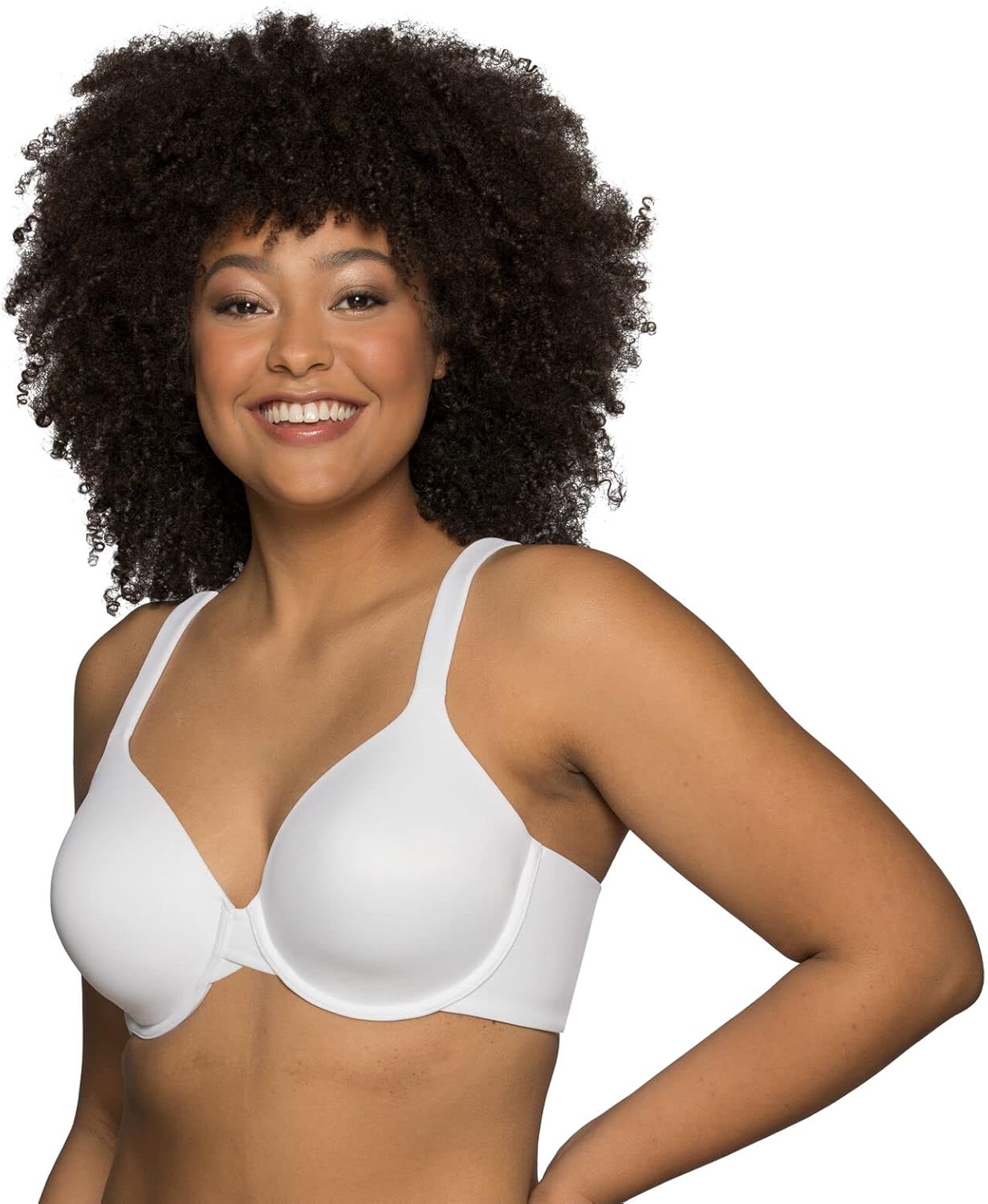 Vanity Fair Womens Beauty Back Lift Underwire Bra, 34DDD, Star White