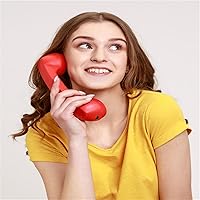 Vista 5 de Teléfono Retro Auricular, Bluetooth Retro Teléfono Auricular (Rosa)