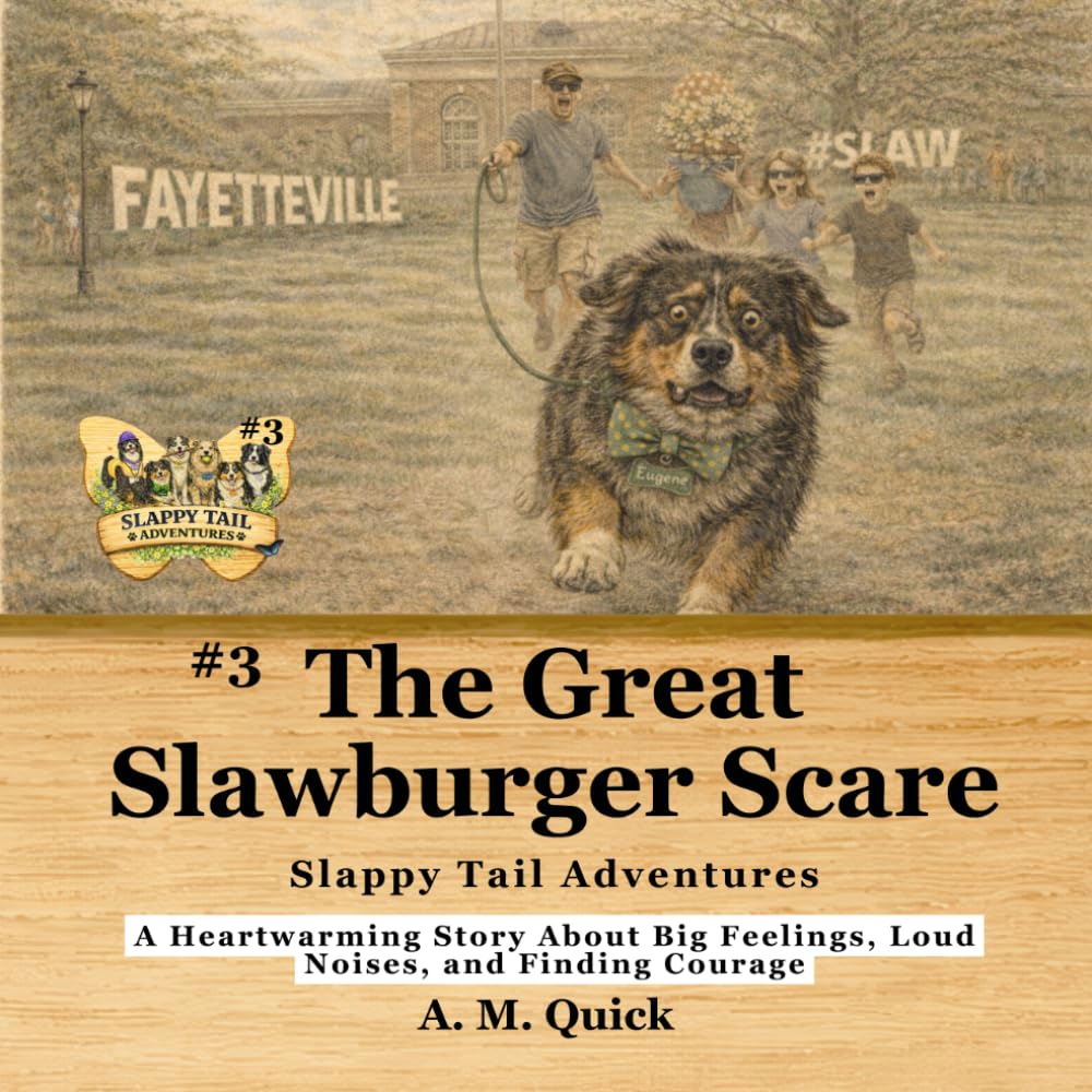The Great Slawburger Scare: A Heartwarming Story About Big Feelings, Loud Noises, and Finding Courage (Slappy Tail Adventures)