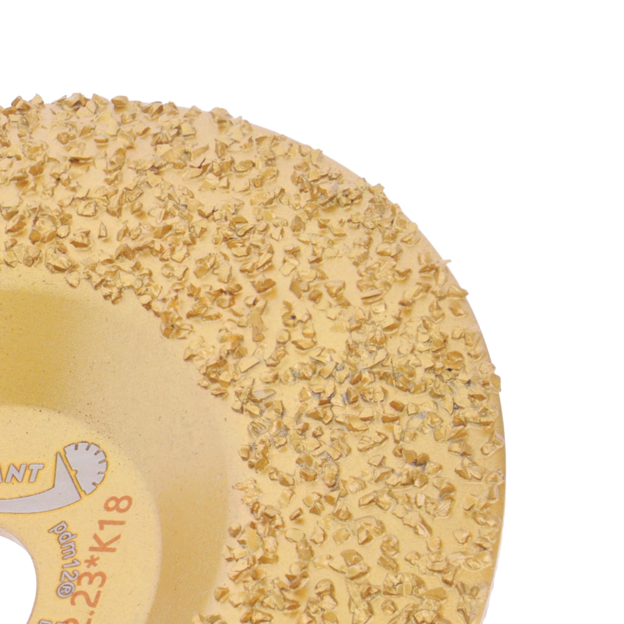 PRODIAMANT Disque à râper Ø 125 mm x 22,23 mm - K18, disque abrasif en carbure de tungstène pour meuleuse d’angle, grain moyen, idéal pour le meulage, pour meuleuses d'angle
