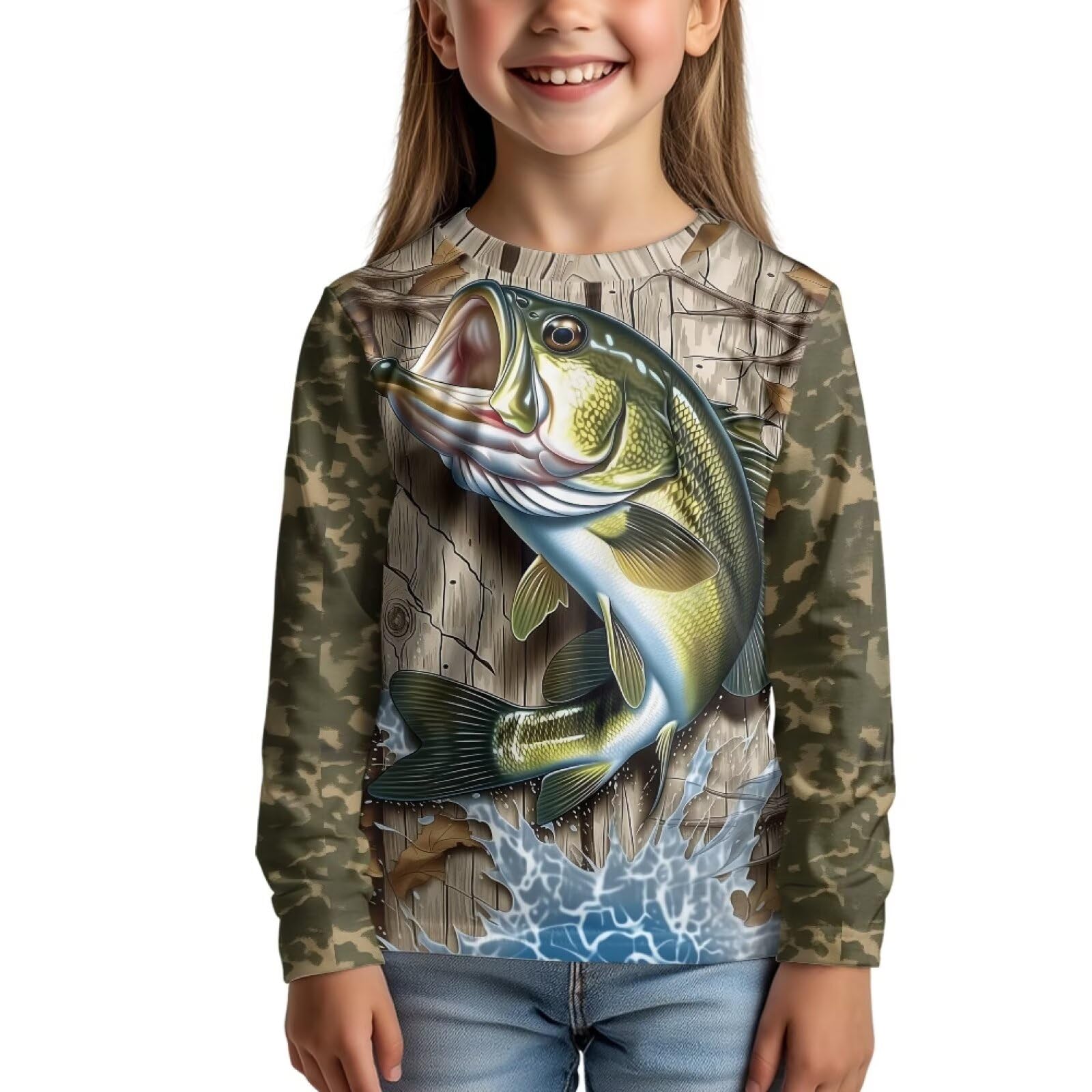 Uourmeti Girls Graphic Tees Long Sleeve T Shirts for Teens