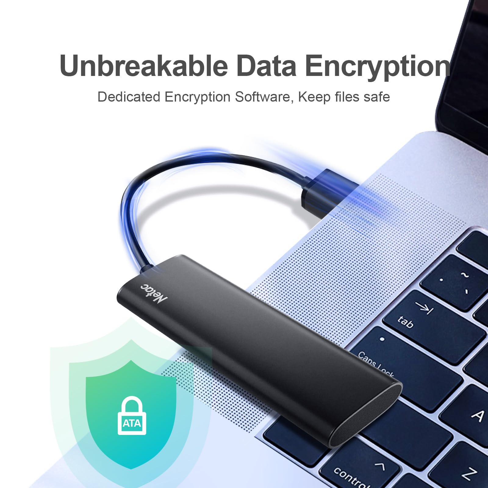 Netac Z Slim 1Tb M.2 External Ssd Usb 3.2 Gen2 Type-C Up To 550Mb