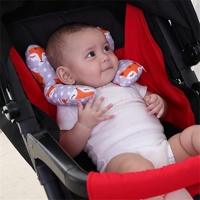 Almohada Cabeza y Cuello para Bebé Lurryly Estrellas miniatura 3