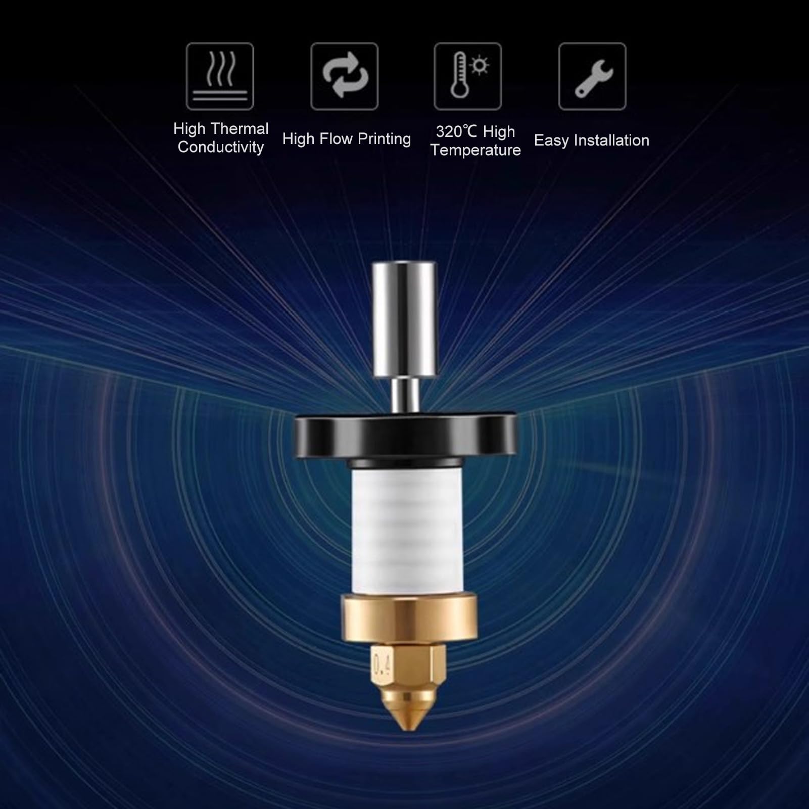 Kit De Bloc Chauffant En Céramique Adapté à L'imprimante 3D