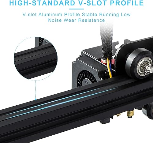 Miniatura 5 de Creality 3D Impresora Ender 3 S1 con nivelación automática CR Touch, tornillo doble de eje Z de alta precisión, placa de construcción extraíble,