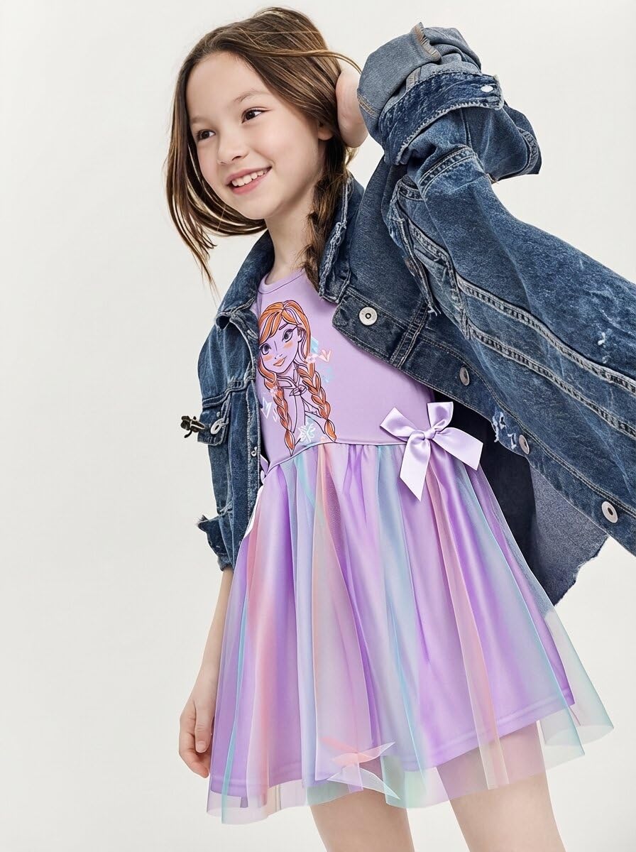 Disney Frozen Minnie Mouse Elsa Prinzessin Anna Mädchen Kleid Kleinkind bis große Kinder