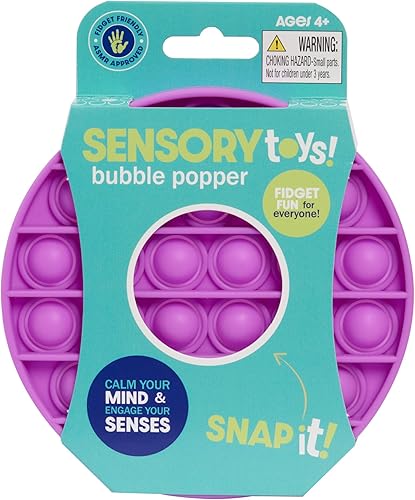 Miniatura 3 de Just Play Surtido de juguetes sensoriales Pop Em, 48 piezas, juguetes sensoriales de botón para niños y adultos, juguetes para aliviar la ansiedad y