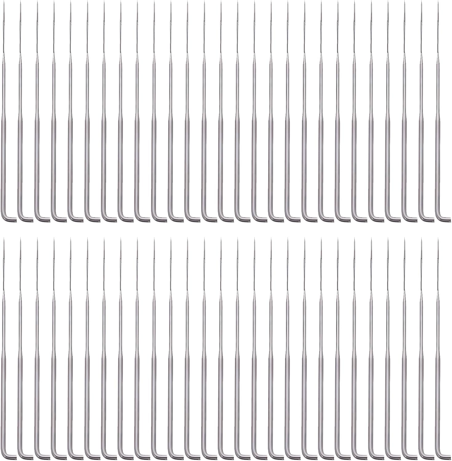 100Pcs Needle Felting Needles, Metal Wool Felting Supplies with Felting Needles Storage Box, Felting Poked Needles Kits Set Stitch Punch Tool for Hand Craft DIY Sewing Handmade Handcraft (M)