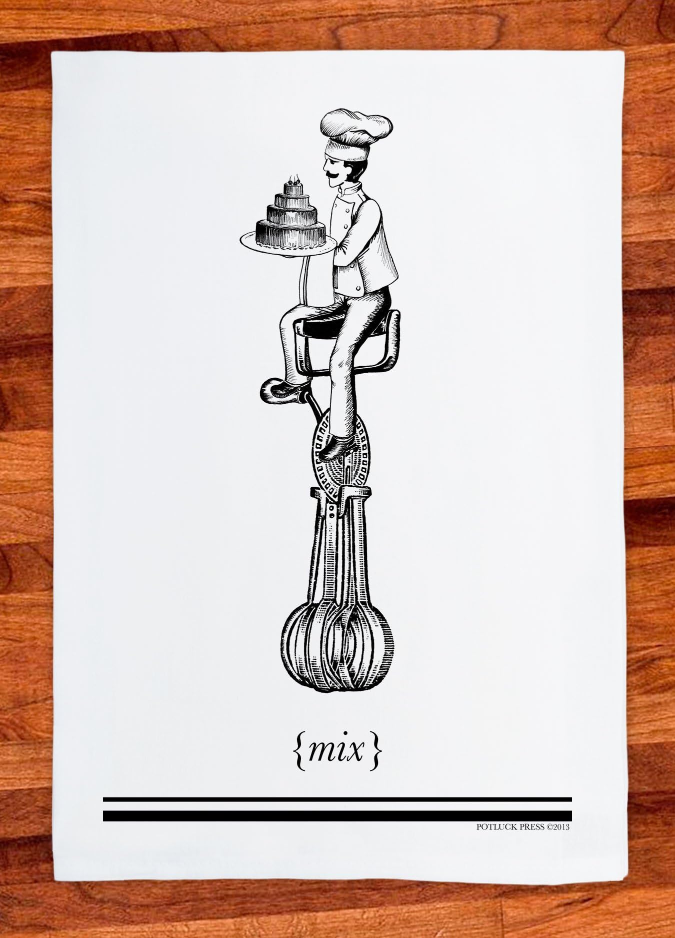 Potluck Press Mix Flour Sack Towel