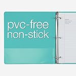 Cardinal 3 Ring Binders, Binders for School and Office, Durable 1.5 Inch, Round Rings, Holds 350 Sheets, ClearVue Presentation View, Non-Stick, Assorted Tropical Colors, 4 Pack (79558)