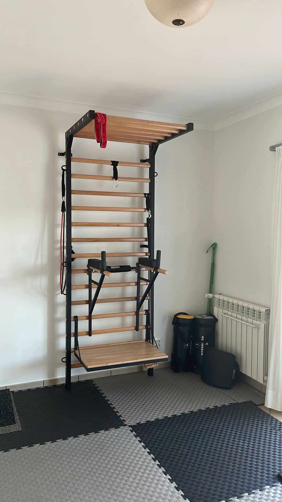 ARTIMEX parallele di Metallo per spalliere - utilizzato in Case, palestre o Centri Fitness per Allenamento e Fitness, codice 270