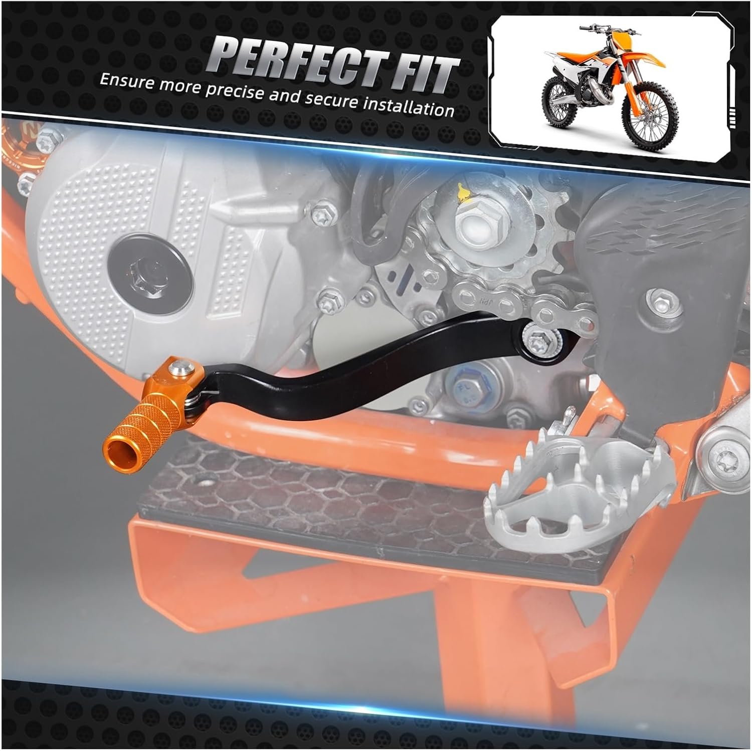 Compatible with TE 300 250 150 FC FE 350 250 TX300 FX350 TC250 TE125 2016-014 TC125 Motorcycle Gear Shifter Shift Lever(Blue)