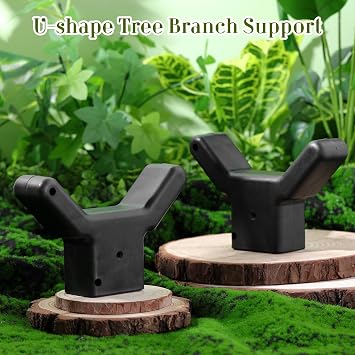 Yungyan 2 Pcs Tree Branch Supports Plastic Brace for Orchards, Black