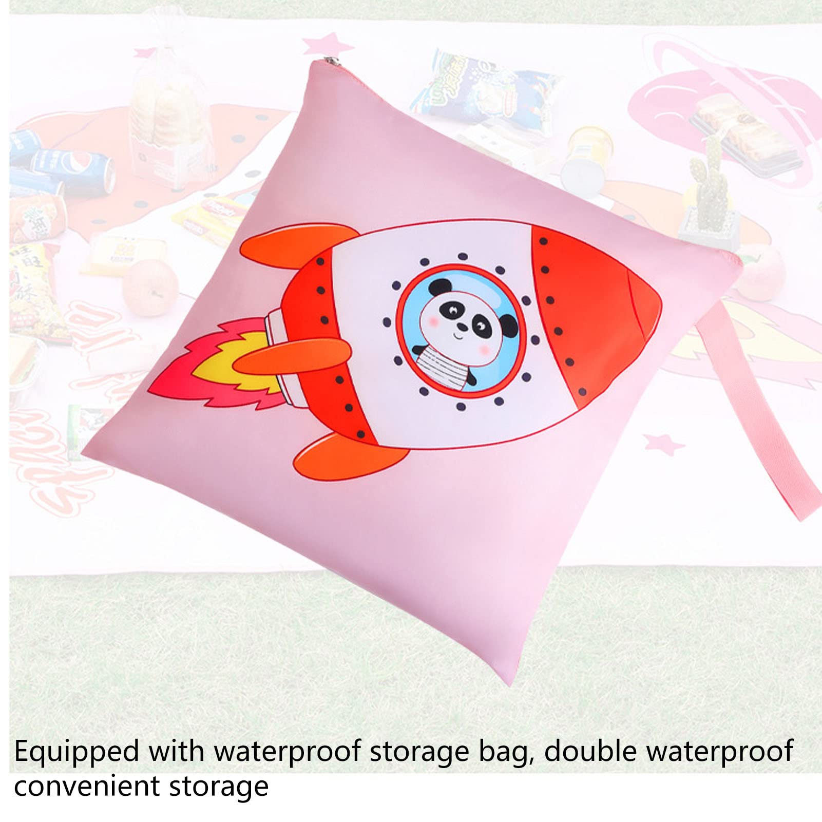 Coperta da picnic per esterni, tappetino da picnic impermeabile con doppio strato di tessuto, coperta da spiaggia antipolvere per campeggio, concerti e uscite in famiglia, include