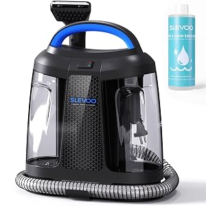 Carpet Cleaner Machine 11Kpa Strong Suction New 450W Powerful Motor Portable Upholstery Cleaner with Spot Cleaner Stain Remover