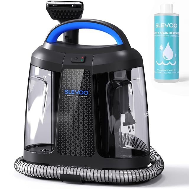 Carpet Cleaner Machine 11Kpa Strong Suction New 450W Powerful Motor Portable Upholstery Cleaner with Spot Cleaner Stain Remover