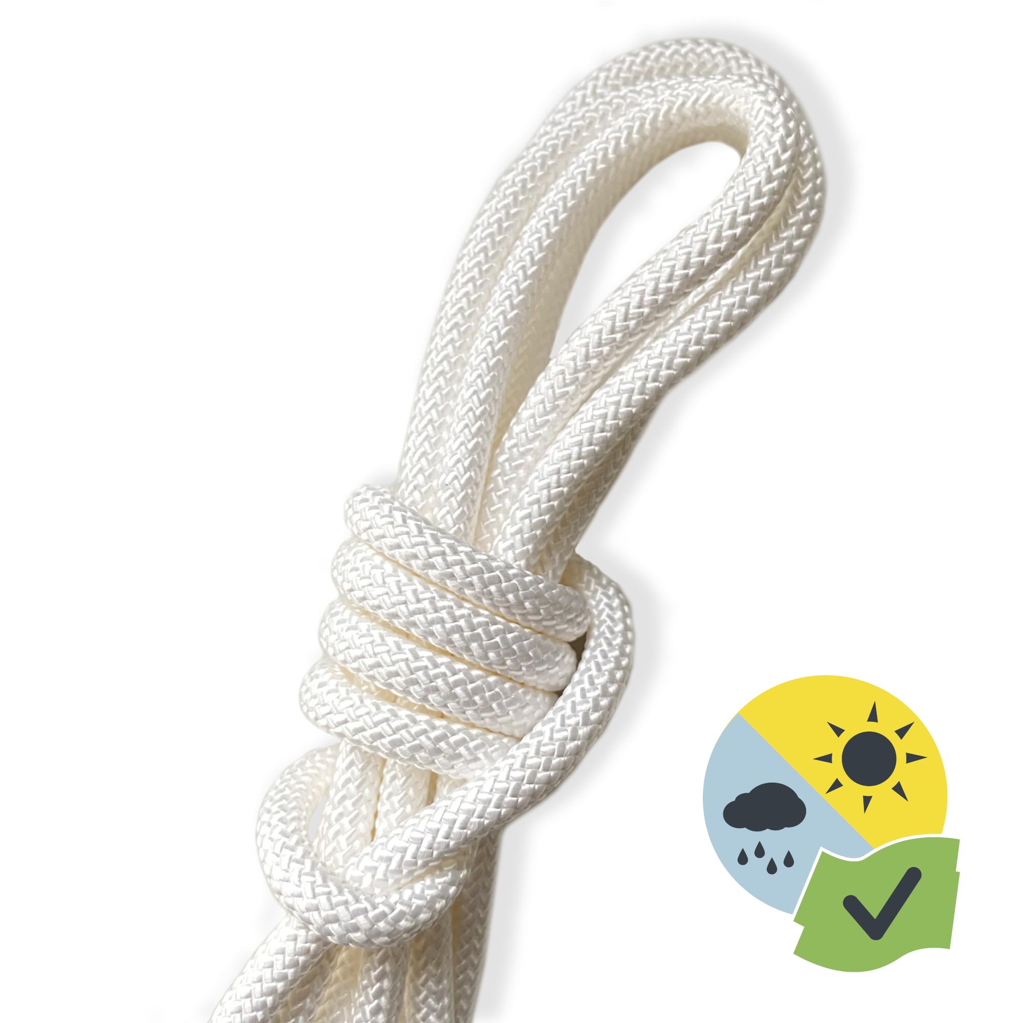 Geflochtenes Seil Ø8 mm x 3 m Gard&Rock – für Sonnensegel und Hängematten