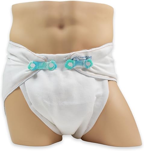 Miniatura 2 de Purity - Pañales de tela plana para adultos, suave, absorbente y duradera, tela de gasa 100% algodón. Fabricado en los Estados Unidos, tamaño XL, 44