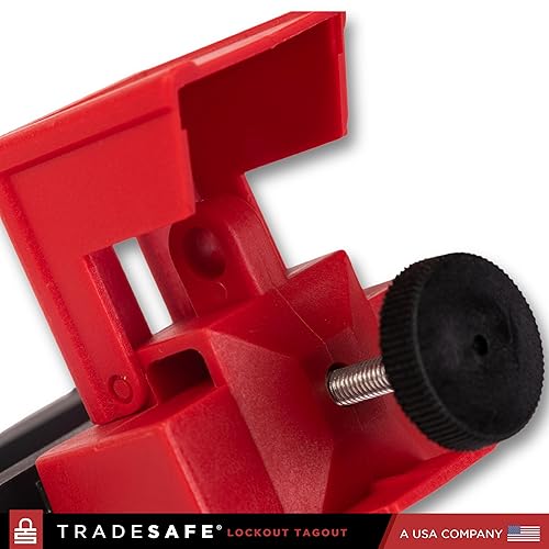 Miniatura 8 de TRADESAFE Dispositivo de bloqueo del disyuntor, paquete de 3, 480600 voltios, dispositivo de bloqueo del disyuntor de abrazadera, compatible con