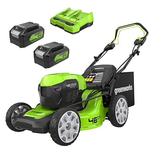 Greenworks 48V Self-Propelled Mower Pack