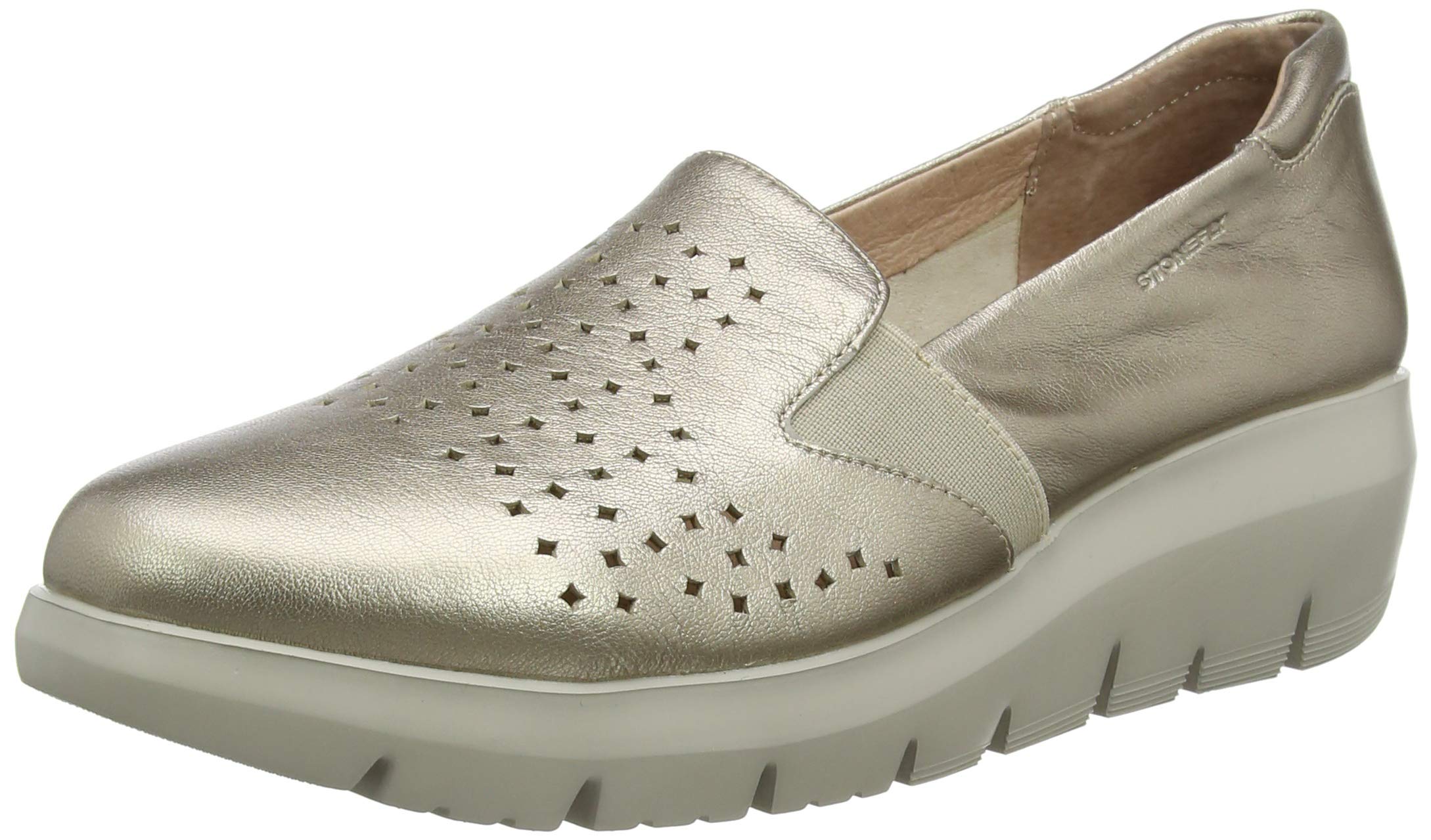 Stonefly Plume 3 Laminated Lth Mocassini (Loafer) Donna