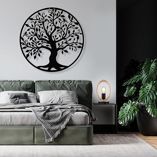 Miniatura 2 de Arte de pared de metal árbol de la vida, decoración de pared de metal, árbol de la vida, decoración de pared de árbol de la vida, arte de pared de