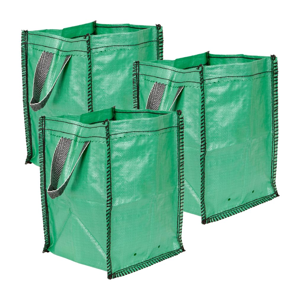 Yougarden Green Grow Pod Garden Tidy Bag, 45L (Pack Of 3)