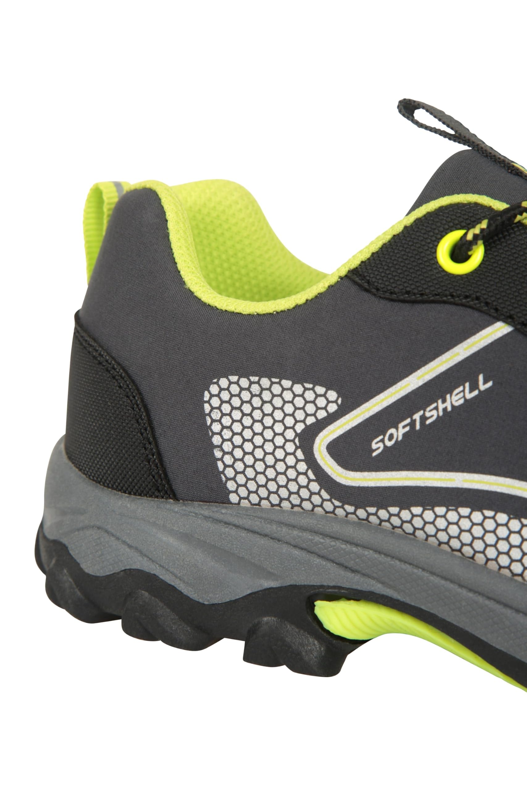 Mountain Warehouse Chaussures Softshell pour Enfants - Durables, Dessus Respirant, Doublure en Maille, Semelle Haute Traction - Printemps été, Marche