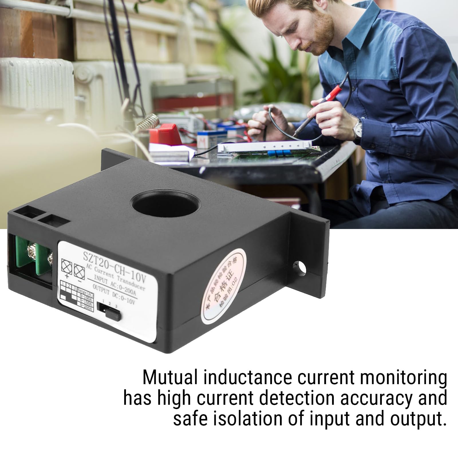 Trasmettitore Di Corrente CA Samfox 0-200A Autoalimentato - Precisione Elevata Per Monitoraggio E Protezione - Foto 8