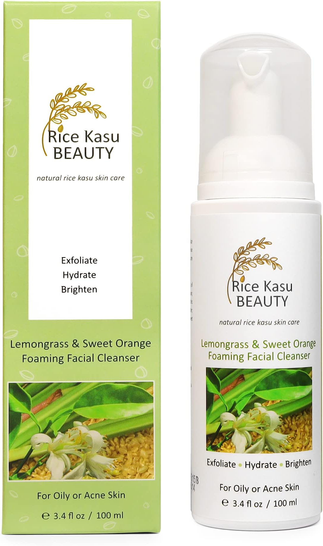 Foaming Cleanser, Lemongrass & Sweet Orange, 3.38 Fluid Ounce